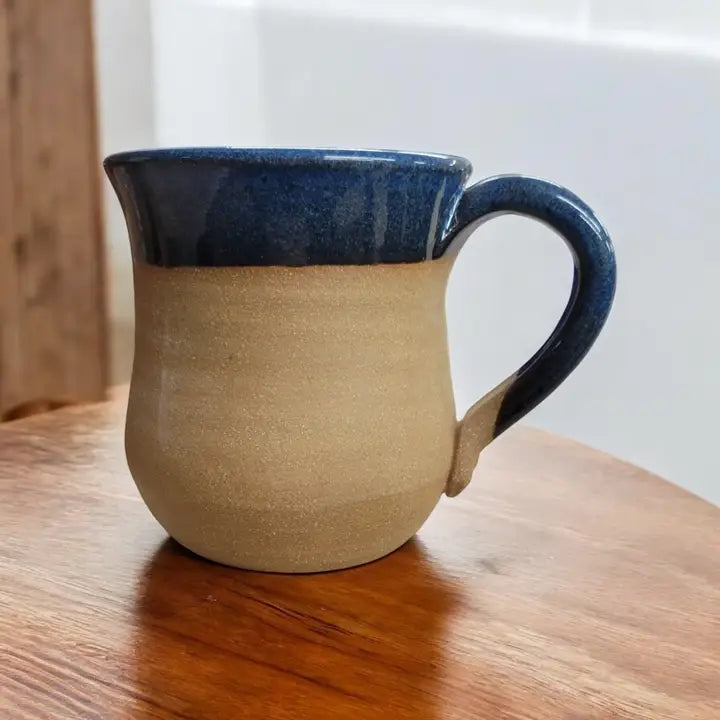 Moon and Back Mug - Handmade Pottery