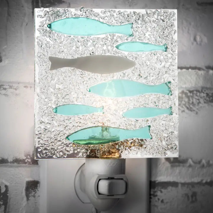 Night Light - fused glass