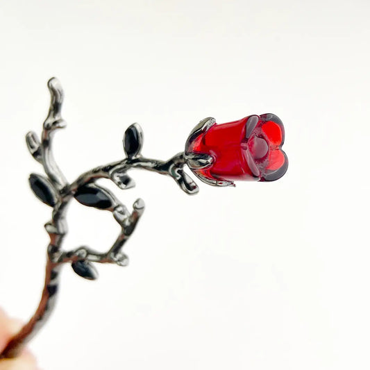 Metal Rose Hair Pin