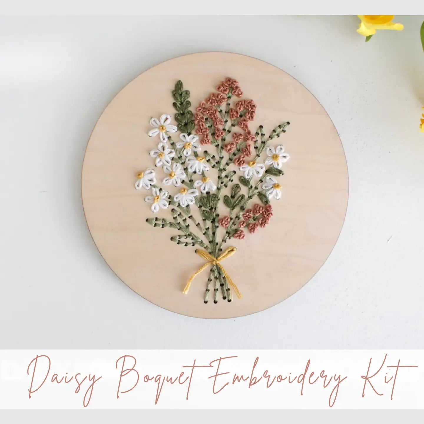 Wooden Embroidery Diy Kit