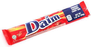 Daim Crunchy Caramel Chocolate Bars 2/pk