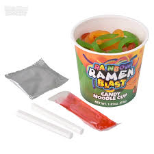 RAINBOW RAMEN BLAST CANDY NOODLE 1.87 OZ CUP