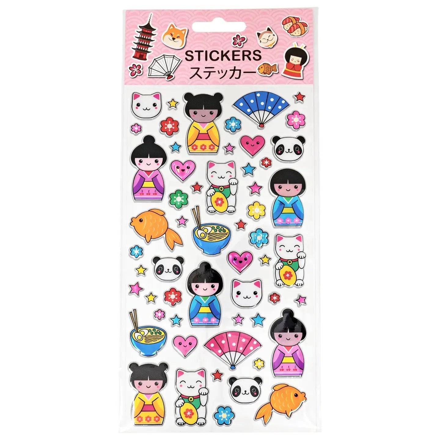 Japanese Puffy Stickers