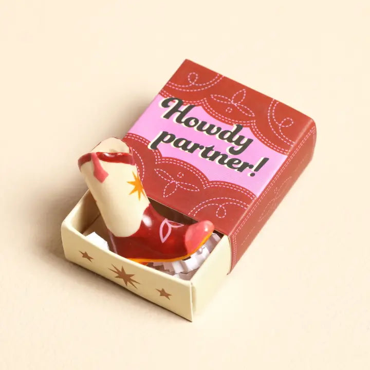 Tiny Matchbox Ceramic Token