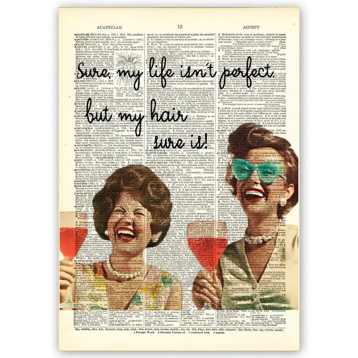 Vintage Dictionary Art