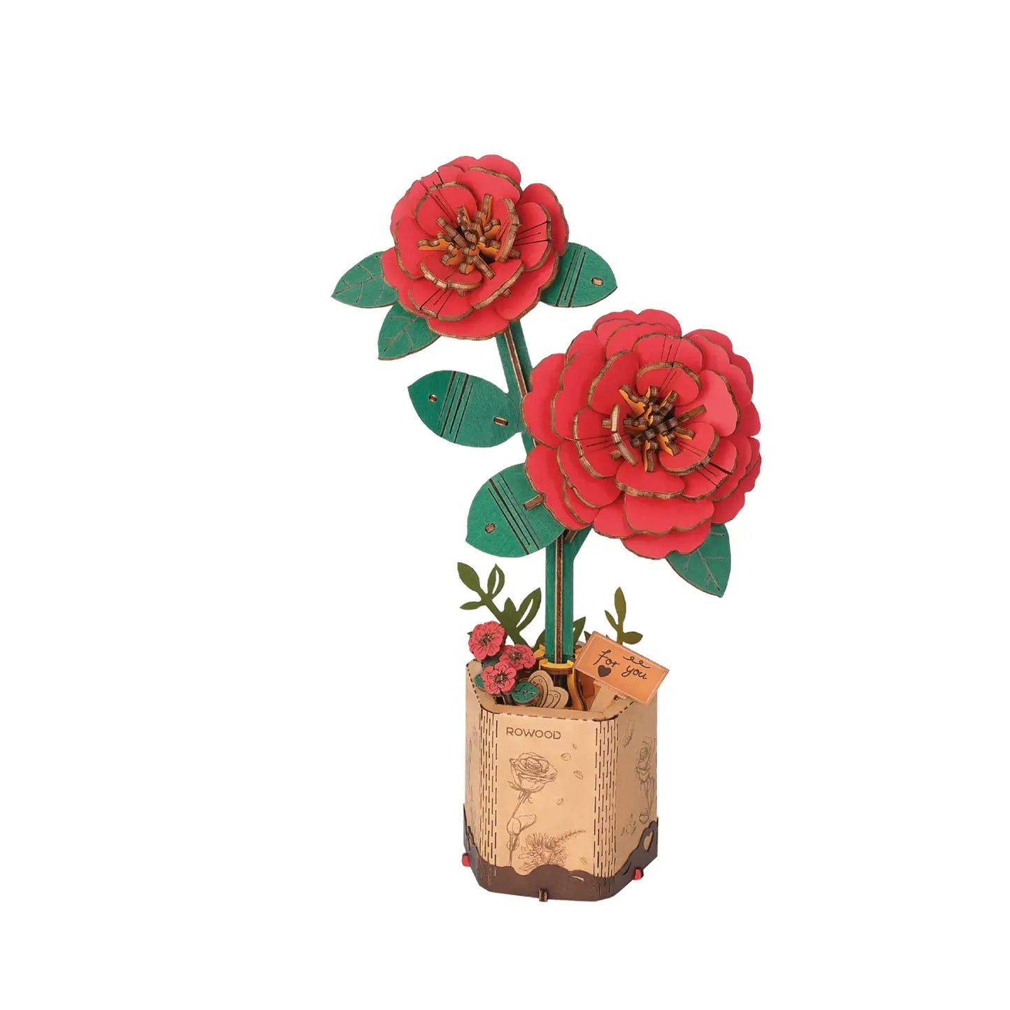 3D Wooden Flower Puzzle