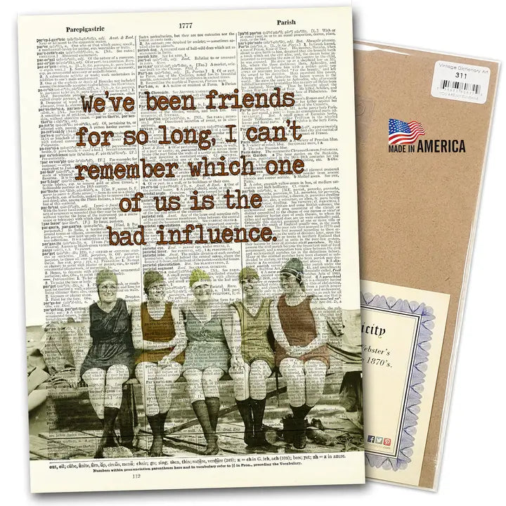 Vintage Dictionary Art