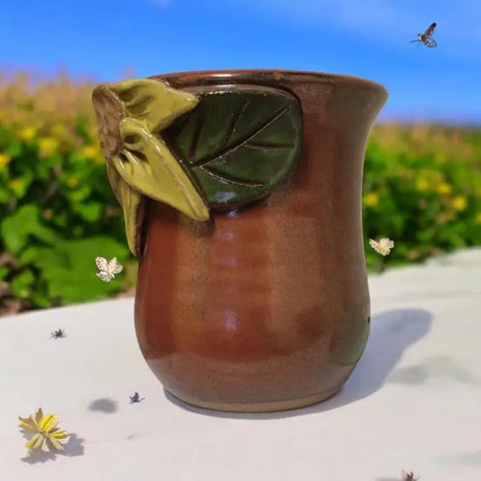 Sunflower Mug - Handmade Pottery