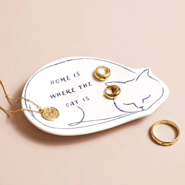 Trinket Dish - Cat Quote