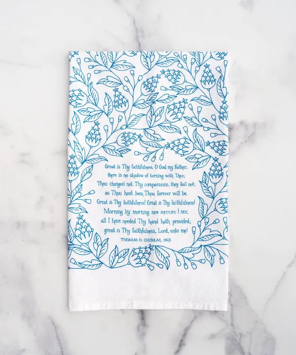 Hymn Tea Towels - 24" x 20"