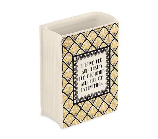 Small Book Vase Great Gatsby