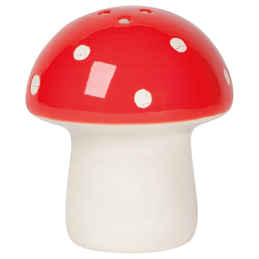 Ceramic Toadstool Salt and Pepper Shakers Set of 2