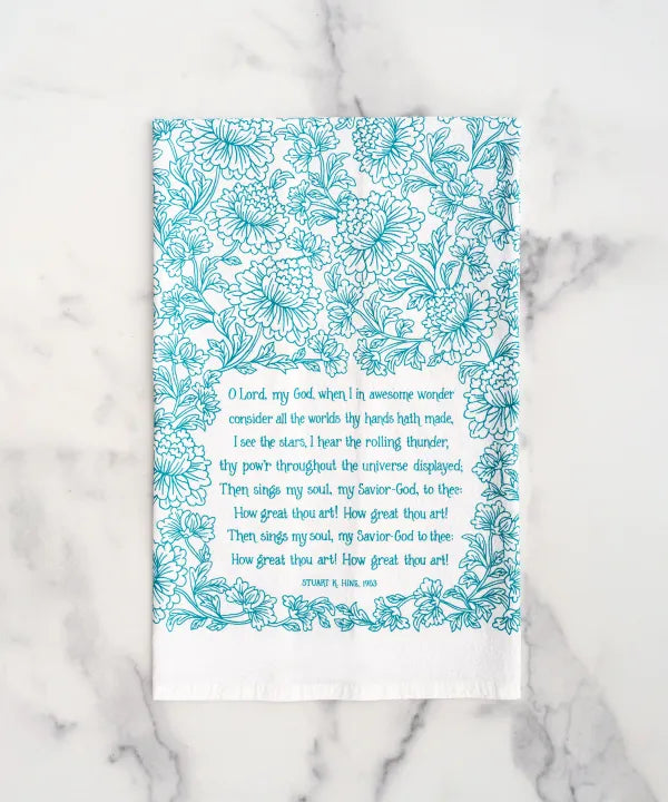 Hymn Tea Towels - 24" x 20"