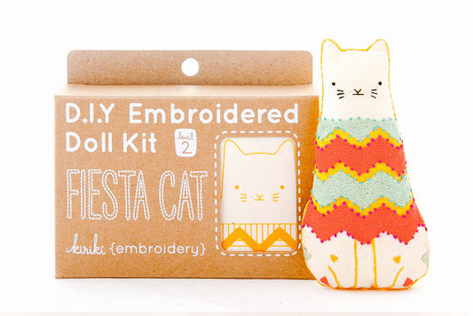 DIY Embroidered Doll Kits
