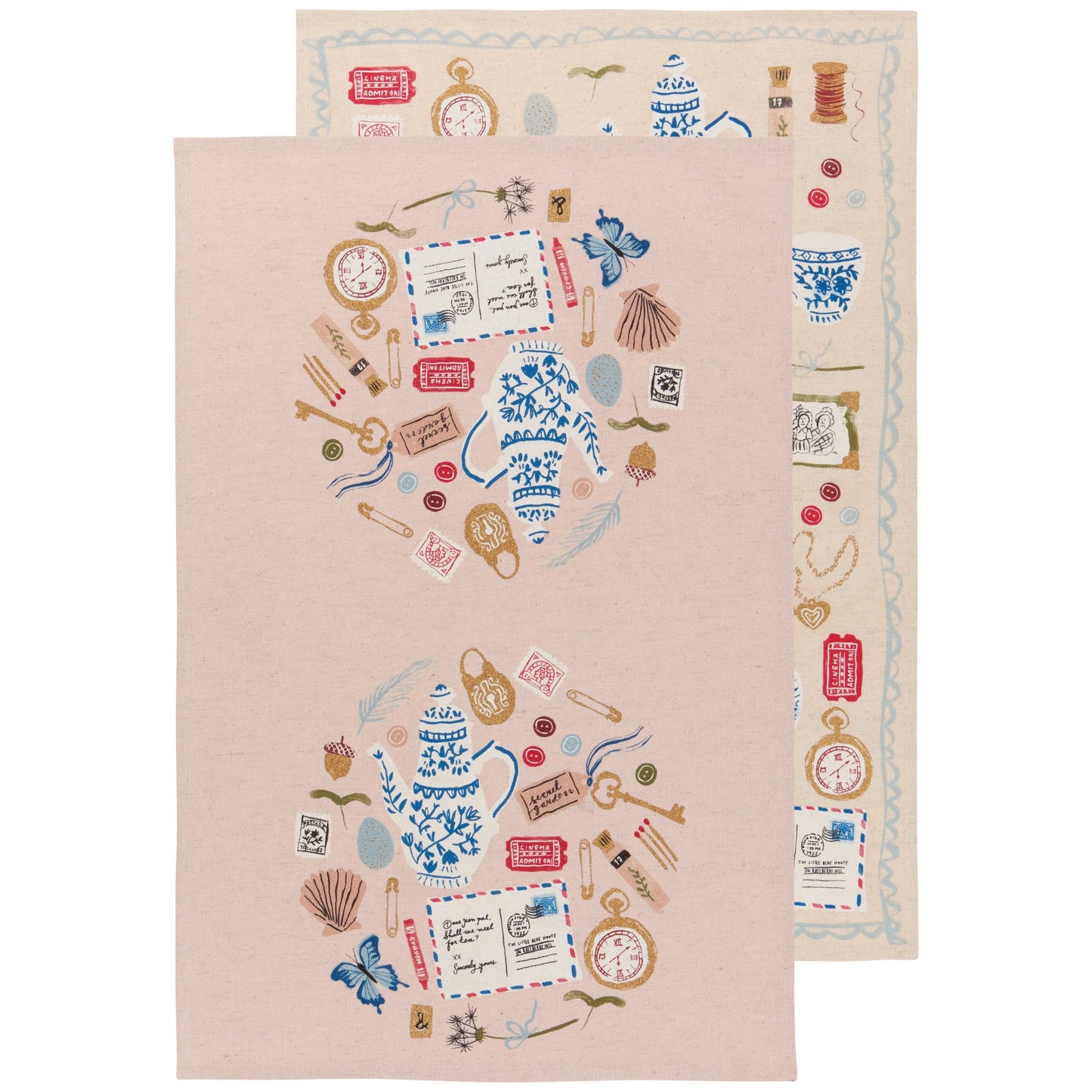 Dishtowel Set - Finders Keepers Printed