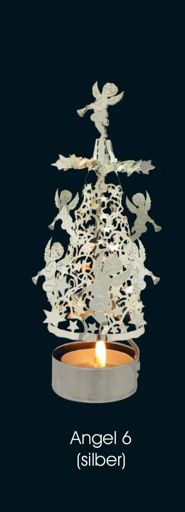 Candle Carousel Pyramid Metal