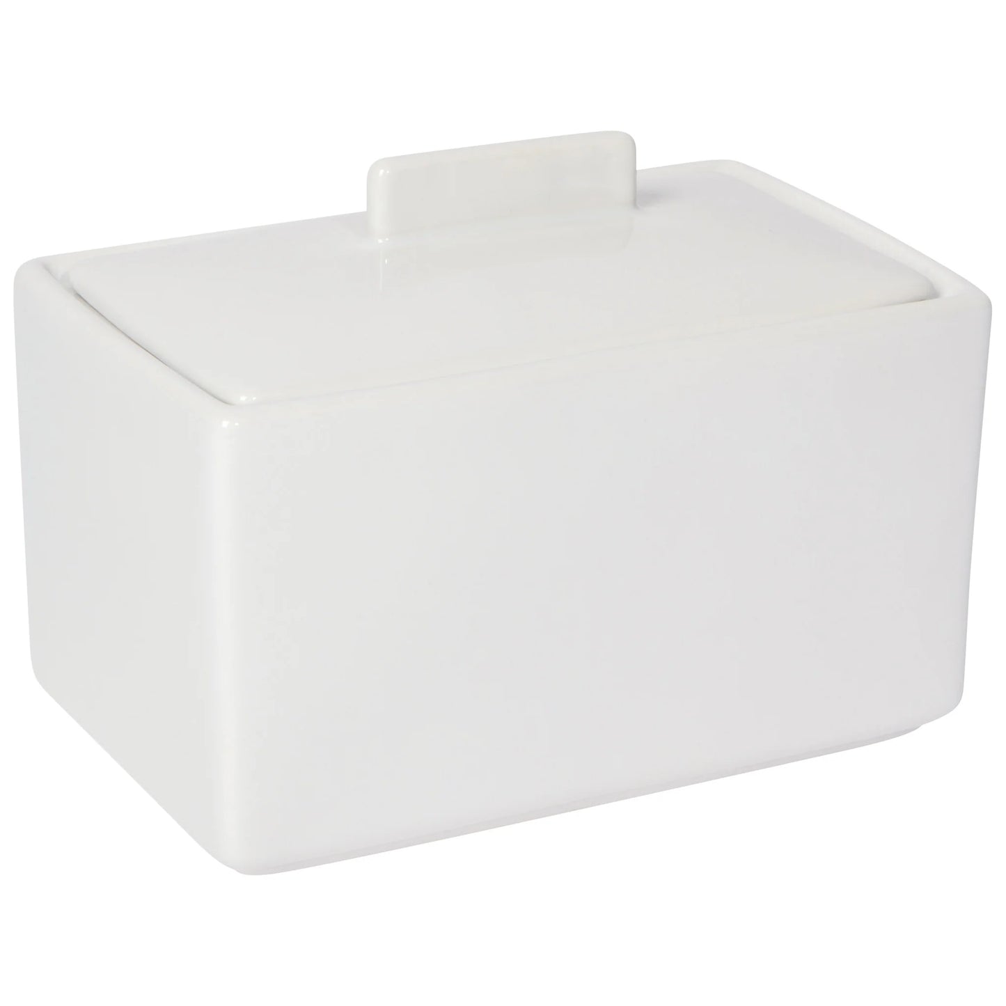 Butter Dish; 1lb white