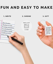 Little Letter Shrink Keyring Kit