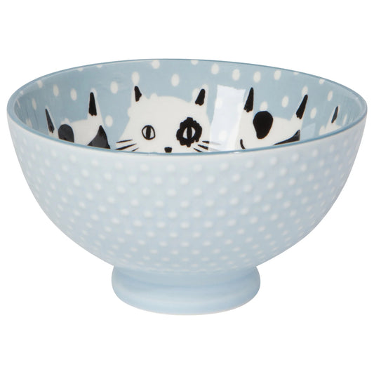 Stamped Bowl Small 4.5 inch - Feline Fine