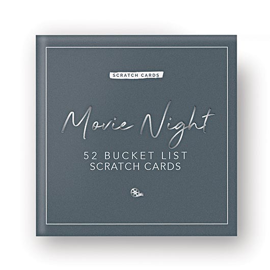 Movies Night Bucket List Scratch Cards