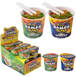 RAINBOW RAMEN BLAST CANDY NOODLE 1.87 OZ CUP