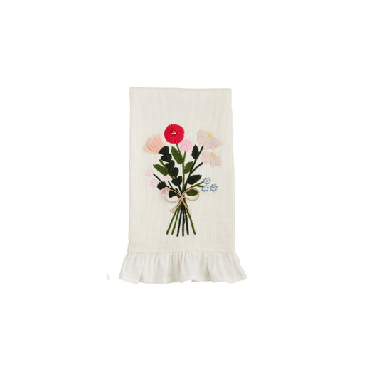 BOUQUET WAFFLE WEAVE TOWEL