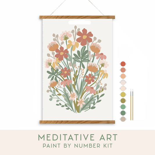 Meditative Art Paint By Number Kit