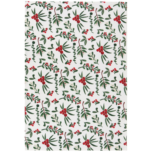 Dish Towel - Bakers Floursack - Winterberry (Set of 3)