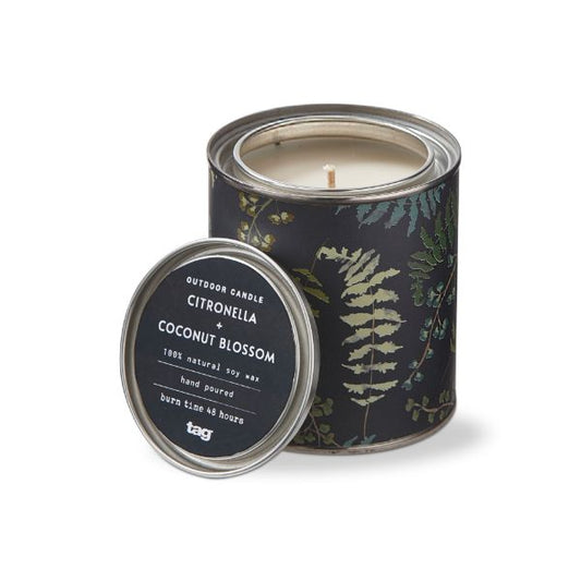 Candle -  CITRO + COCONUT BLOSSOM TIN