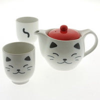 White Cat Tea Set   Kotobuki