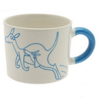 Mug - Color Handle Animal Kotobuki