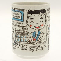 Tea Cup Sushi Cup Itamae "Sushi Talk"