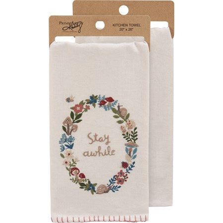 Kitchen Towel - Stay Awhile