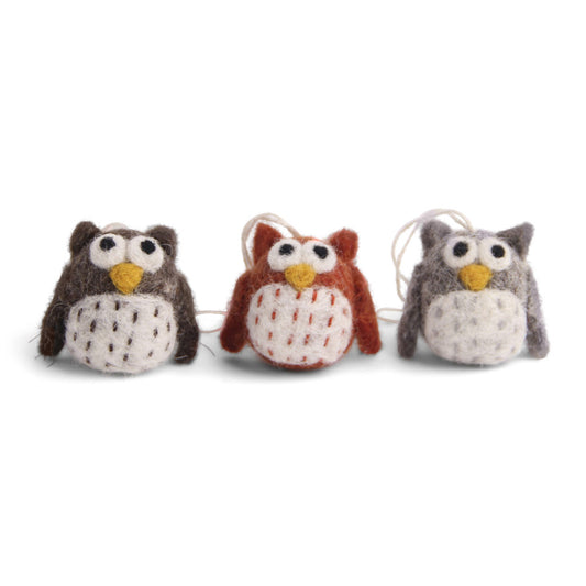 Felt Owl Ornament - En Gry & Sif