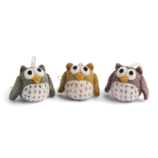 Felt Owl Ornament - En Gry & Sif