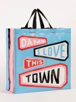 Handy Tote Large - DAMN I LOVE THIS TOWN SHOPPER