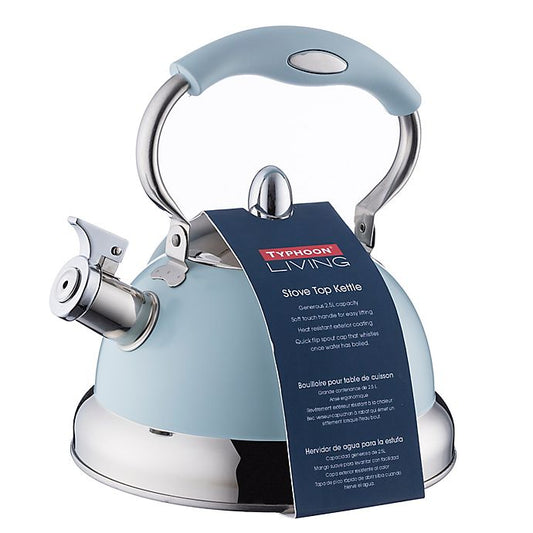 Typhoon Living 2.5-Liter Stovetop Tea Kettle in Blue