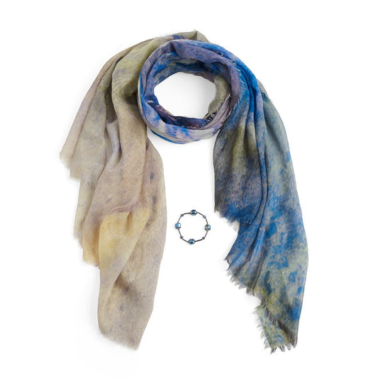 Scarf and Bracelet Set