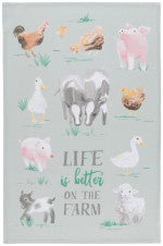 Tea Towel - Life is Better on the Farm (Now Designs)