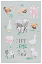 Tea Towel - Life is Better on the Farm