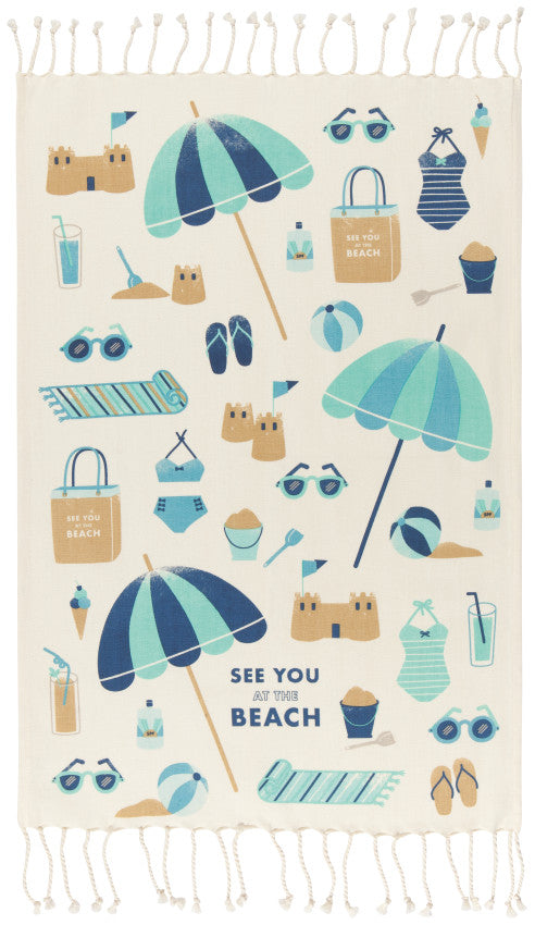 Tea Towel - See You at the Beach