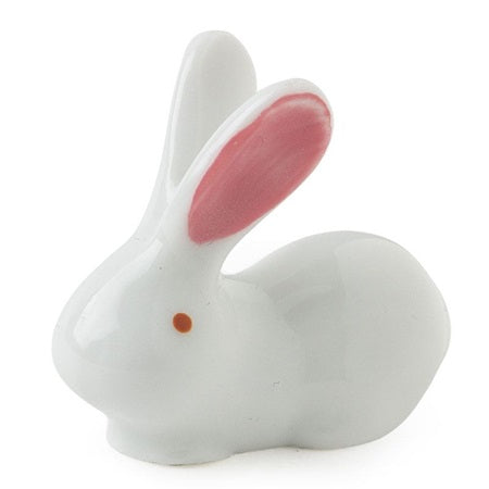 Chopstick Rest White Rabbit Pink Ears