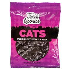 GUSTAF'S LICORICE CATS 5.2 OZ PEG BAG