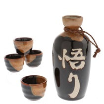 Sake Set Tenmoku "Satori"
