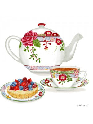 Dish Towels set of 2 - Tea Pot & Tea Cup