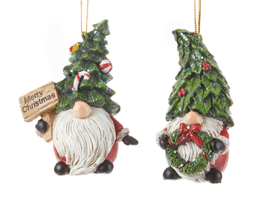 Tree Hat Gnome Ornament