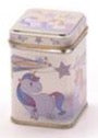 Tea Tin Canister. Unicorn Tin 2 sizes (ChaCult)