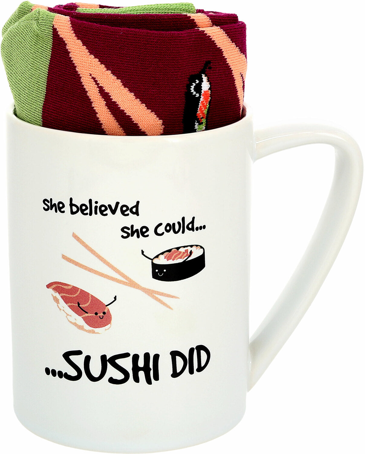 Sushi Did - 18 oz Mug and Sock Set