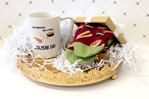 Sushi Did - 18 oz Mug and Sock Set