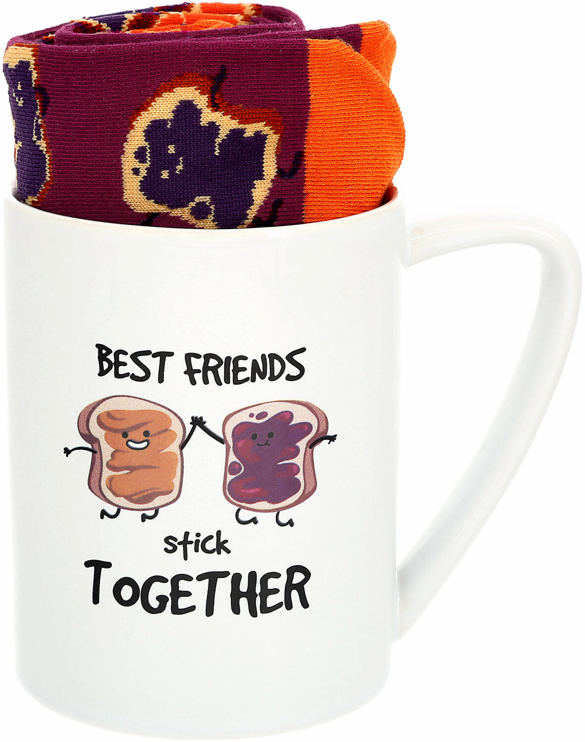 Stick Together - 18 oz Mug and Sock Set